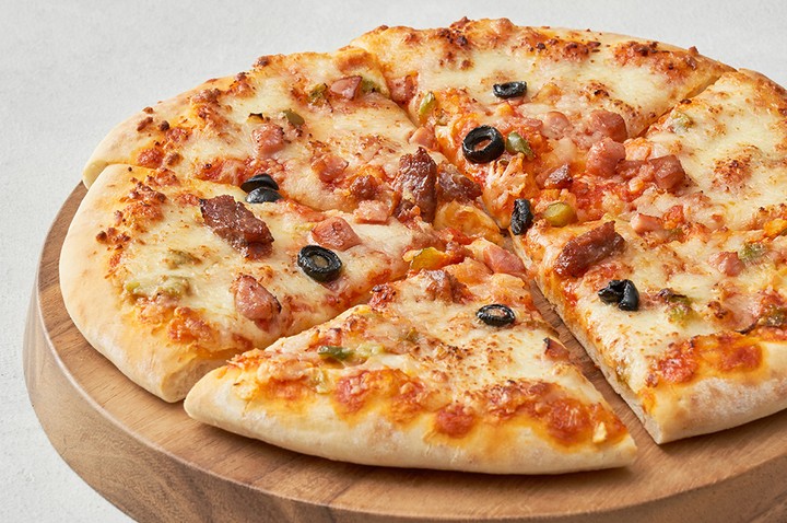 고메] 클래식 콤비네이션 피자 405g - 마켓컬리