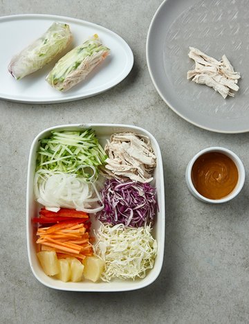 [소중한식사] 닭가슴살 월남쌈