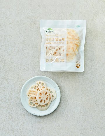바로먹는 자숙 연근채 500g