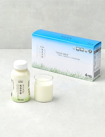[범산목장] 유기농 우유 (200mL X 4개)