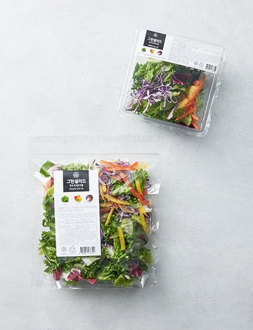[저스트그린] 그린샐러드 파프리카&적채 2종
