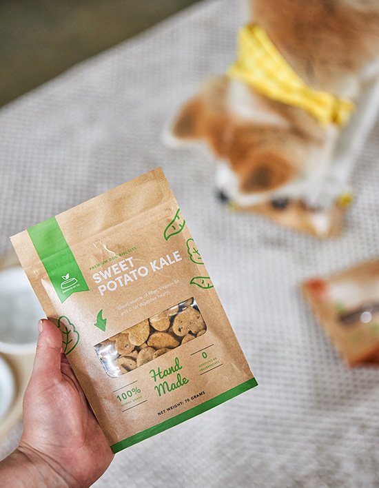 [브루클린펫코] 고구마 케일 쿠키