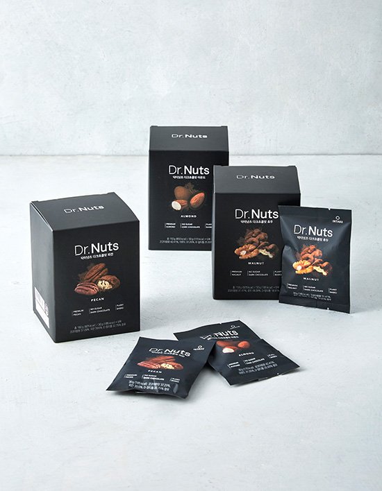 [닥터넛츠] 저당 다크초콜릿 견과 3종