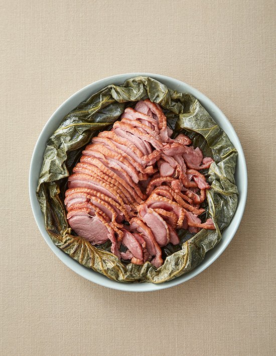 [배나무골] 연잎 훈제 오리 (냉동)
