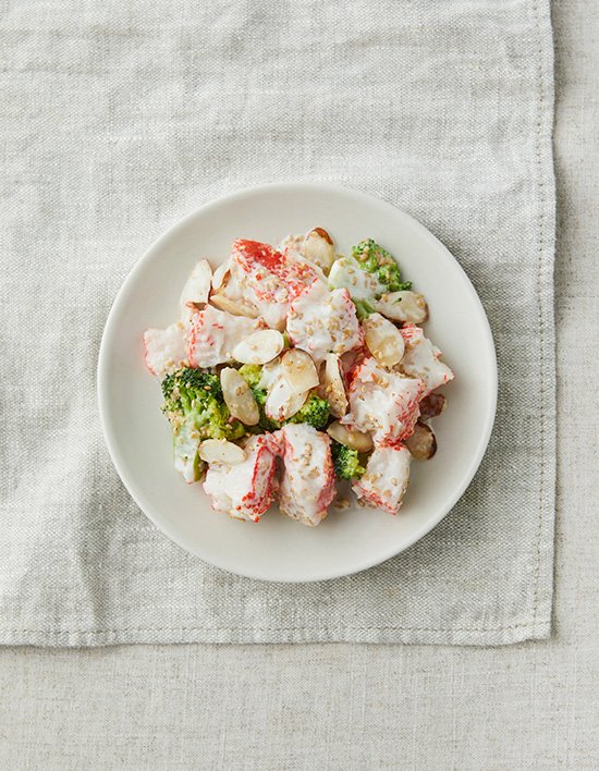 [미자언니네] 참깨소스 꽃맛살 샐러드