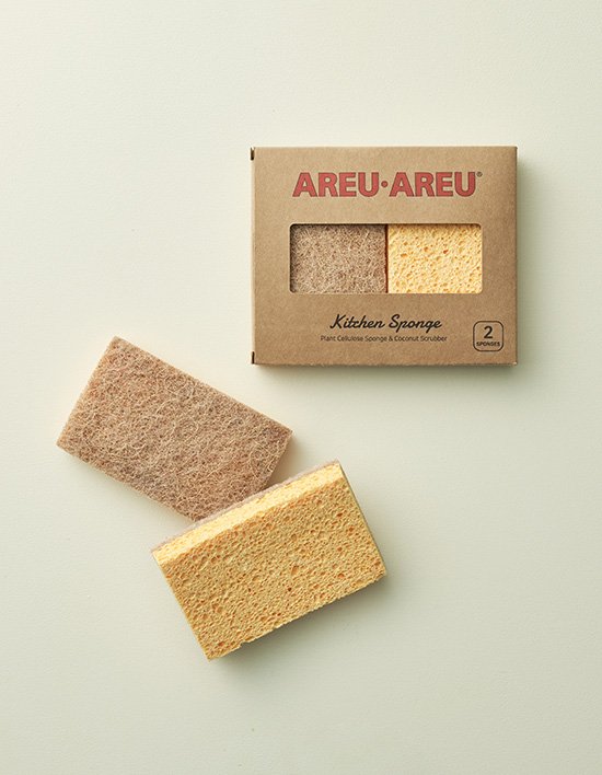 [아르아르] 비건 키친 수세미 2입