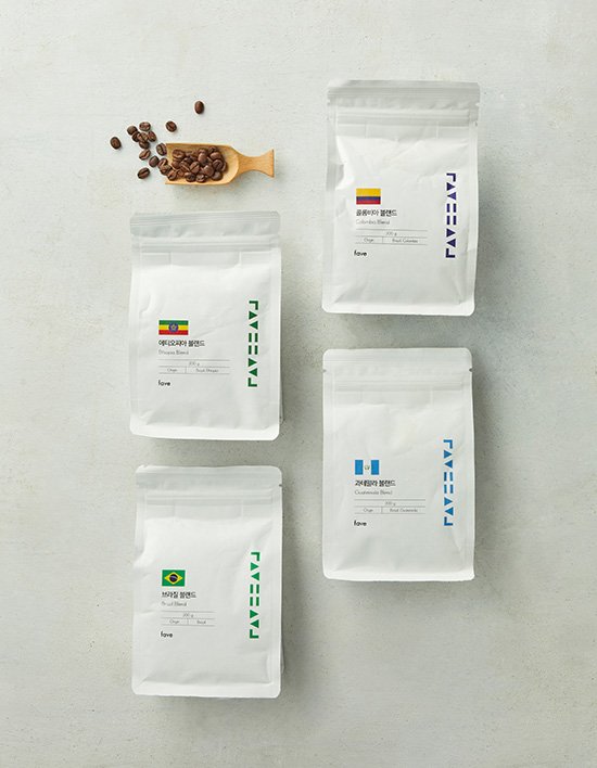 [페이브] 블랜디드 원두 200g 2종