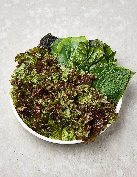 친환경 쌈채소 모둠 200g