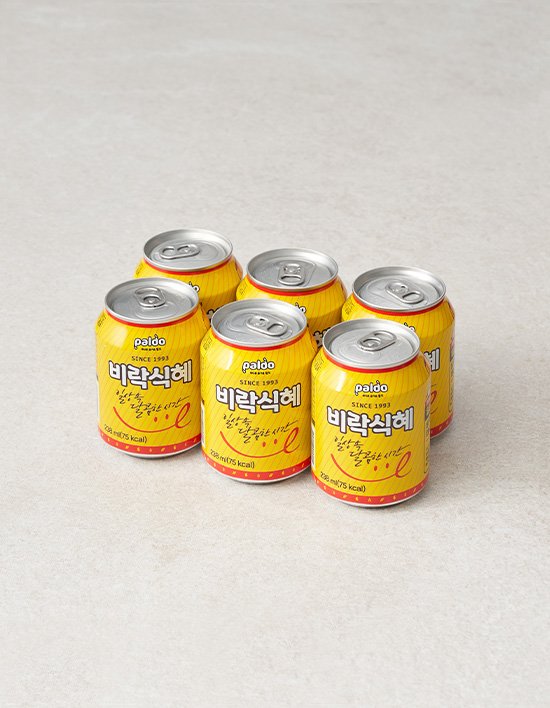 [팔도] 비락 식혜 (238mL X 6캔)
