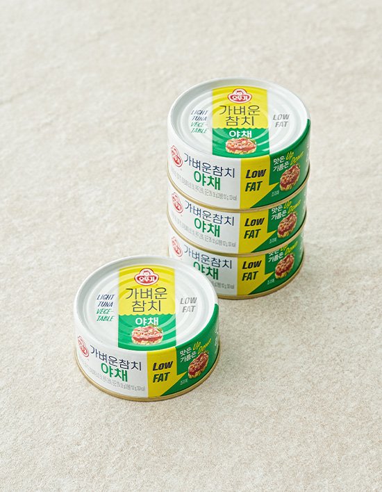 [오뚜기] 가벼운참치 야채 (135GX4)