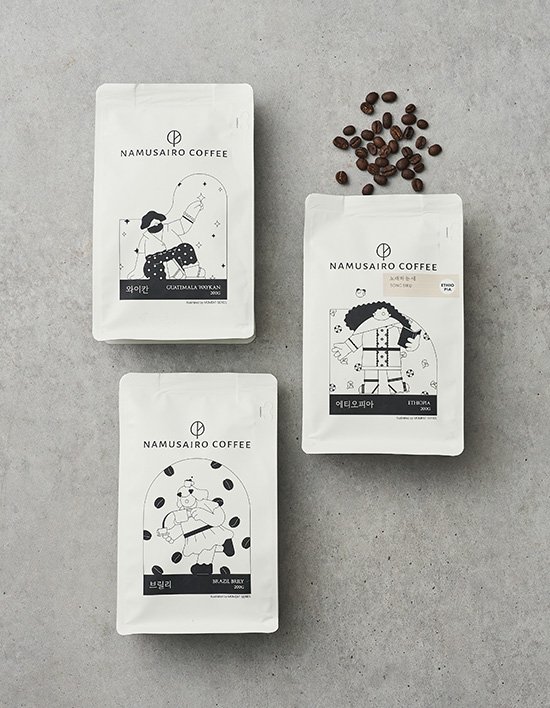 [나무사이로] 원두 200g 3종 (택1)