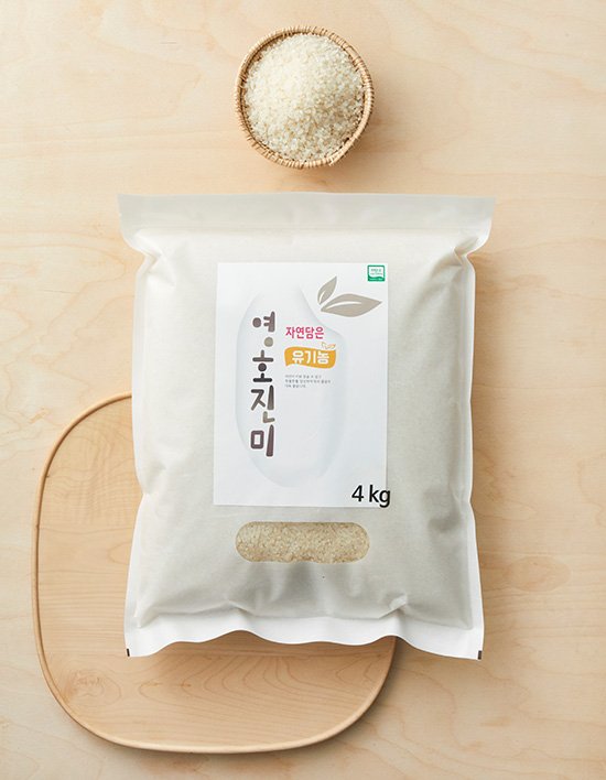 저탄소 유기농 영호진미 쌀 4kg