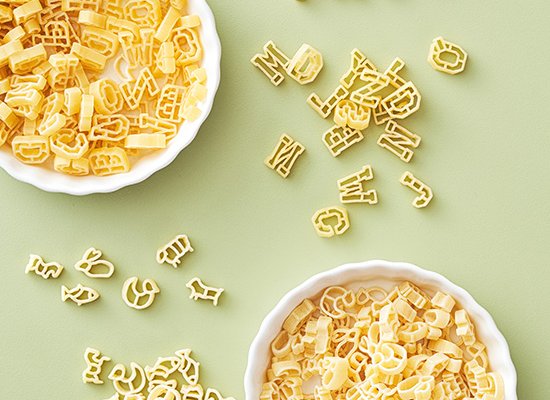 유기농 동물모양 파스타 