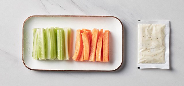 당근과 셀러리 스틱