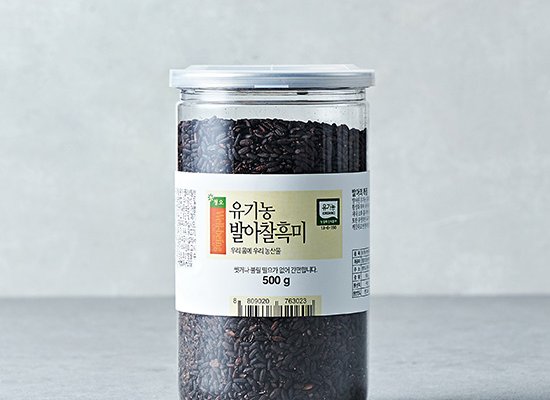 [청오건강] 유기농 발아 찰흑미