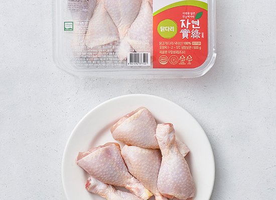 [자연실록] 무항생제 닭 다리 (북채) 500g