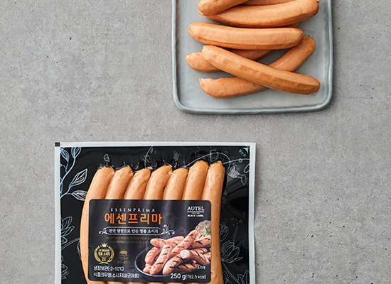 영상속 핫도그 소세지