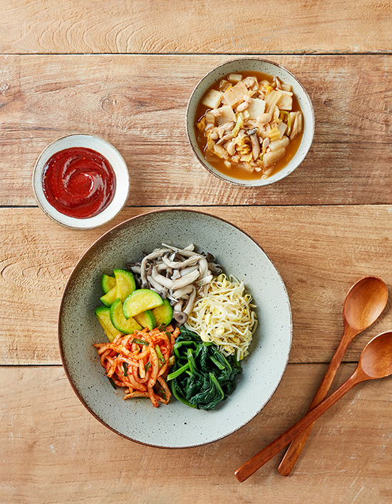 [자연에찬] 청국장 나물 비빔밥 세트