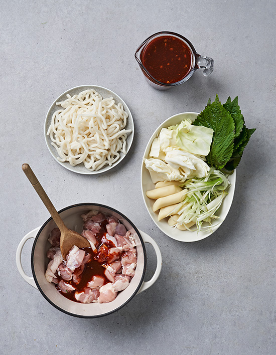 [My little recipe] 사리듬뿍 순살 닭갈비 (2인용)