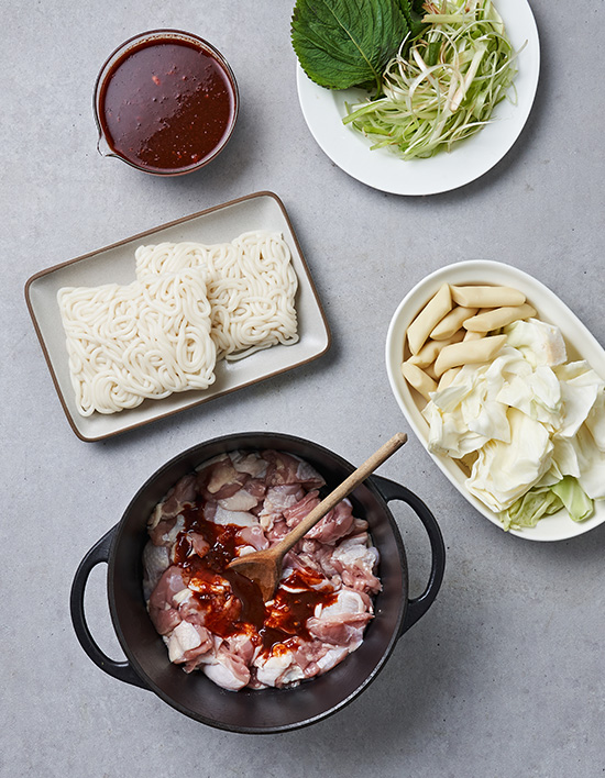 [My little recipe] 사리듬뿍 순살 닭갈비 대용량 (3~4인용)