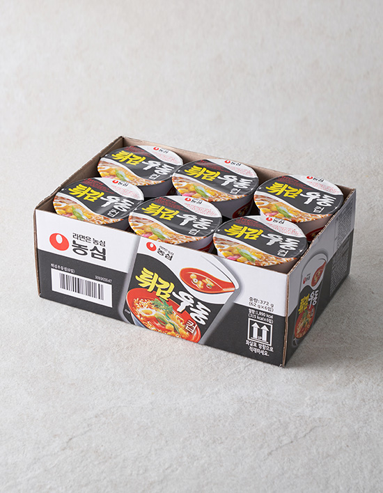 [농심] 튀김우동컵 6입