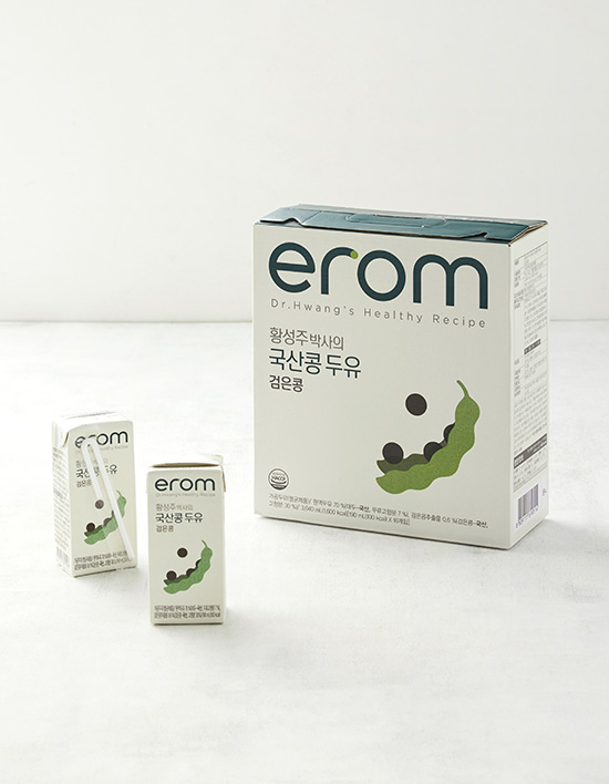 [이롬] 황성주 국산콩 검은콩 두유 (190mL X 16개)