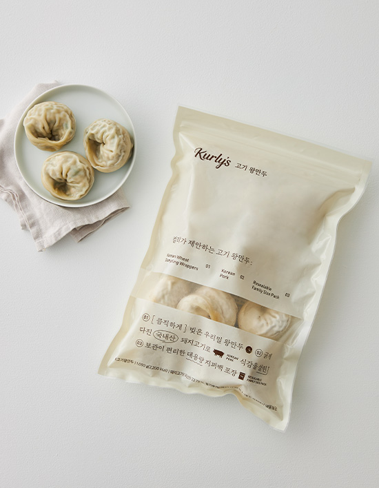 [Kurly's] 고기 왕만두 (1,050g/지퍼백)