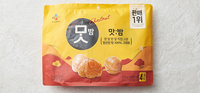 [CJ] 맛밤 4개입 - 마켓컬리