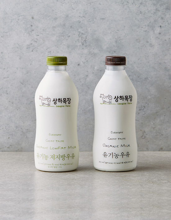 [상하목장] 유기농 우유 & 저지방 우유 750mL 2종 (택1)