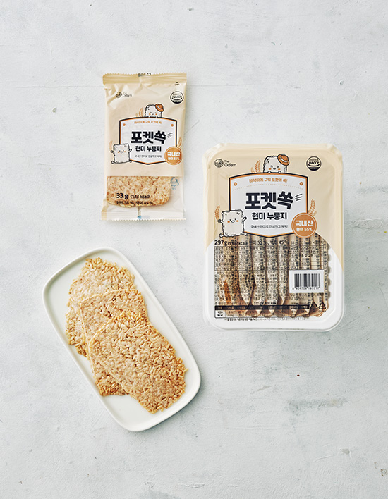 [더오담] 포켓 쏙 현미 누룽지 (국내산)