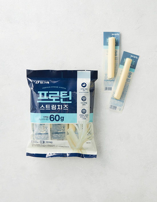 [빙그레] 프로틴 스트링 치즈 (20g X 10개)