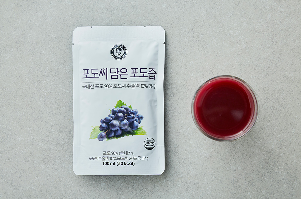 [김재식헬스푸드] 포도씨 담은 포도즙 10포 - 마켓컬리
