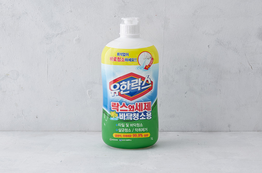 유한락스] 락스와 세제(바닥청소용) - 마켓컬리