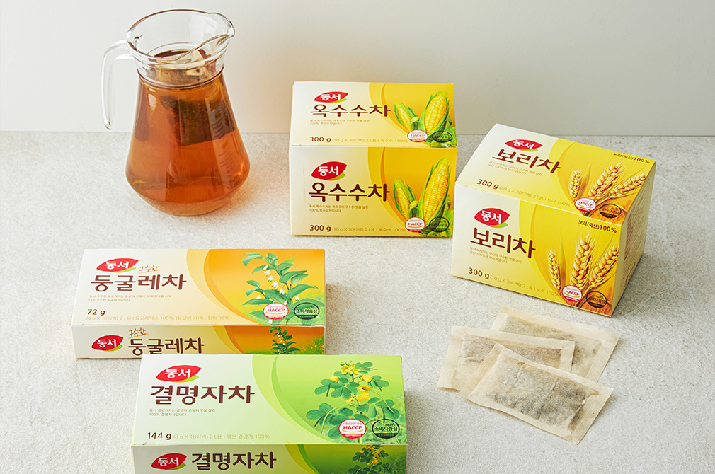 [동서] 끓여먹는 차 4종 (보리차, 옥수수차, 결명자차, 둥글레차) (택1) - 마켓컬리